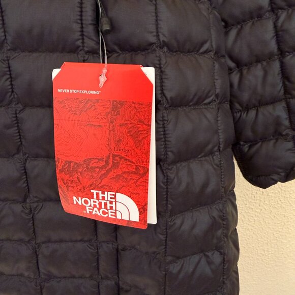 The North Face Women's ThermoBall Long Puffer Jacket, Black, Size L, NWT - Picture 4 of 16